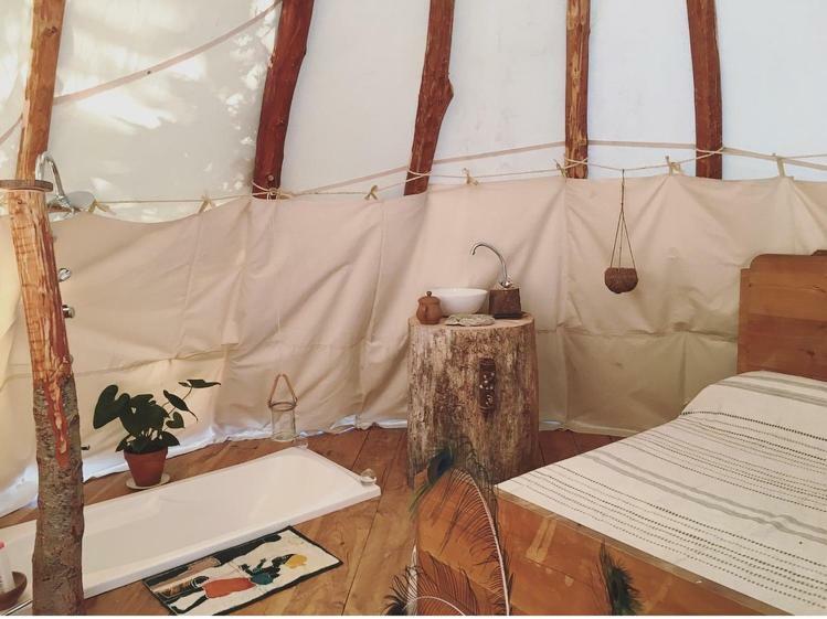 Tipi Lodge Dans La Foret Mimizan-Plage Exterior foto