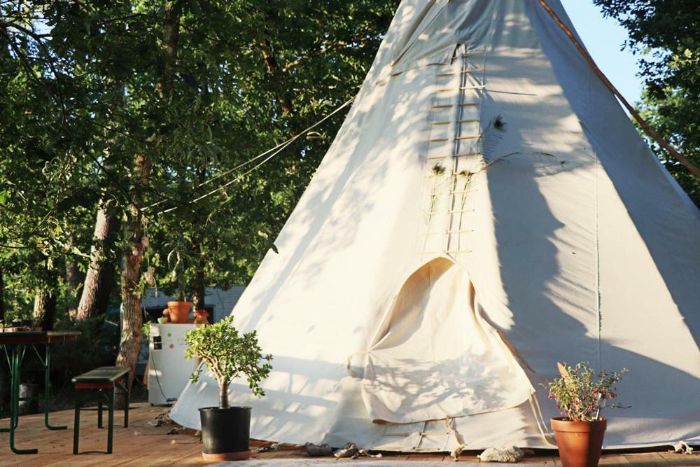 Tipi Lodge Dans La Foret Mimizan-Plage Exterior foto