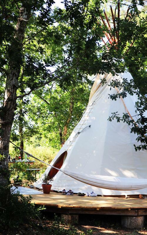 Tipi Lodge Dans La Foret Mimizan-Plage Exterior foto